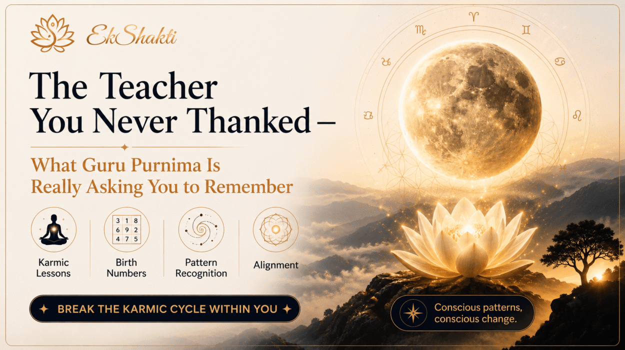 The Teacher You Never Thanked - And What Guru Purnima Is Really Asking You to Remember